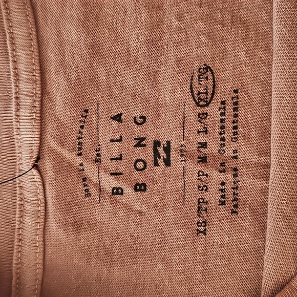 Billabong Brown Graphic T-Shirt NWT XL - Picture 3 of 3